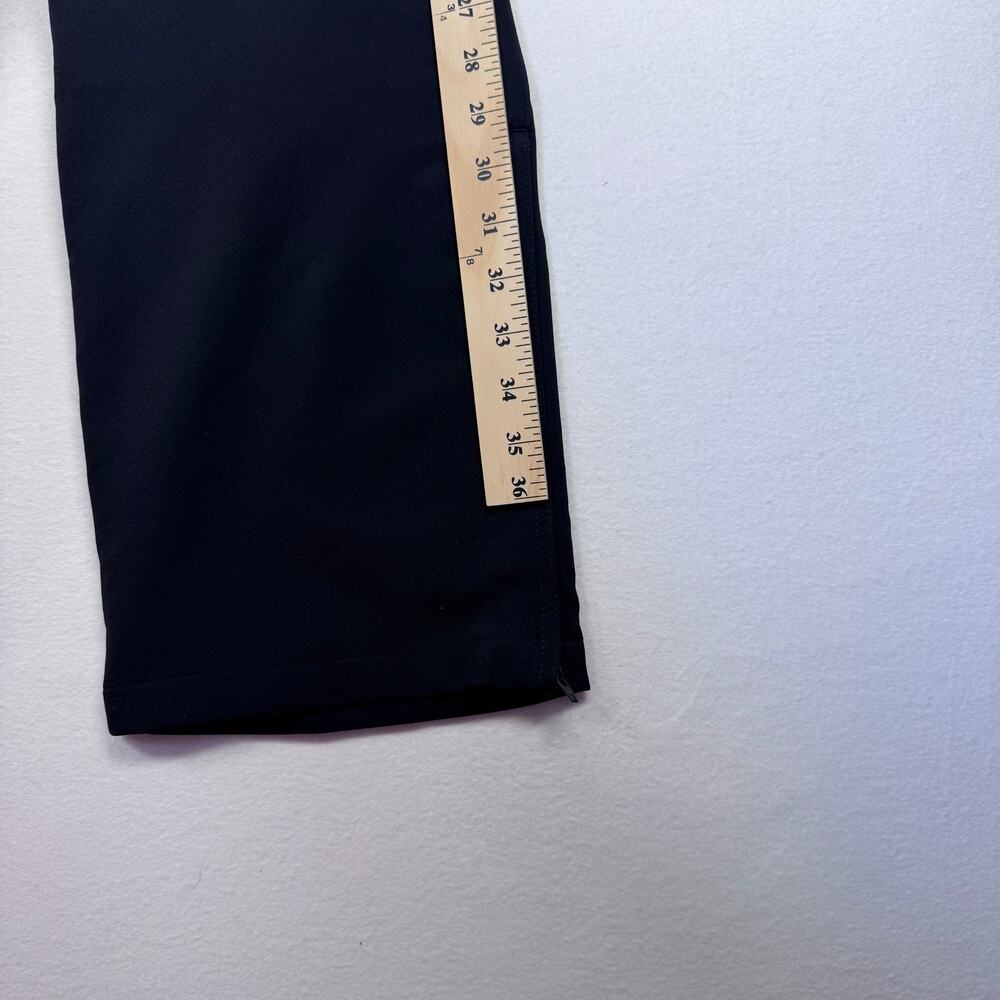 Brooks Running Pants Womens Small Long Black White Zip Ankle Track Pants 39" - Picture 10 of 13